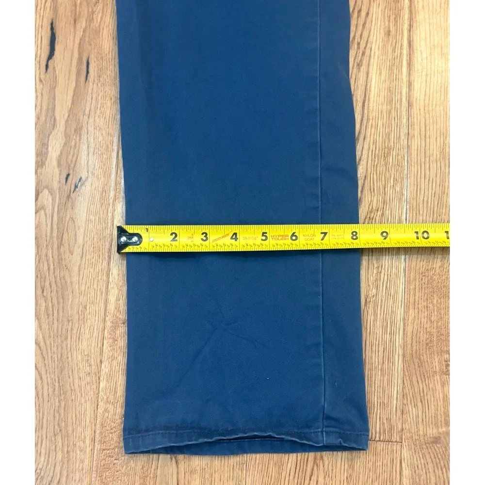 Onward Reserve Mens 5-Pocket Pants Blue Straight Leg Cotton Stretch 36/34